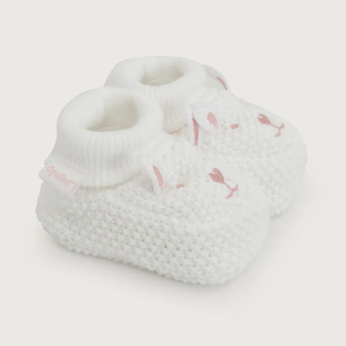 Pantufla Bebé Niña Conejo Blanca