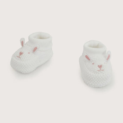 Pantufla Bebé Niña Conejo Blanca