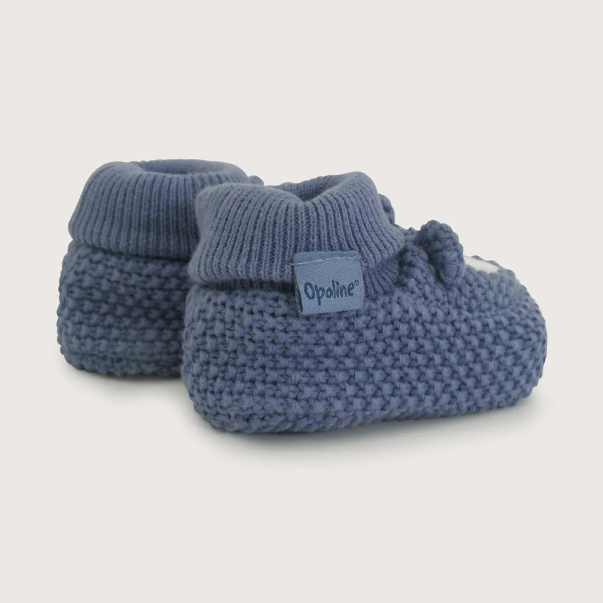 Pantufla Bebé Niño Oso Azul