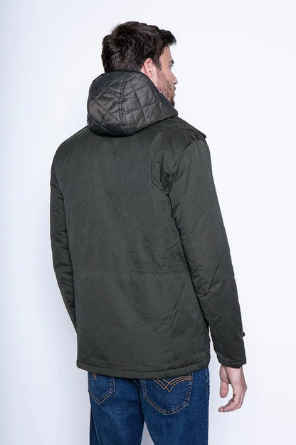 Chaqueta Hombre Military Urbana Verde