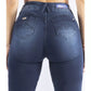 Jeans Mujer Gigi Efecto Baja Skinny 3545 Mohicano