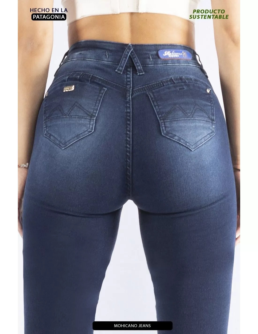 Jeans Mujer Gigi Efecto Baja Skinny 3545 Mohicano