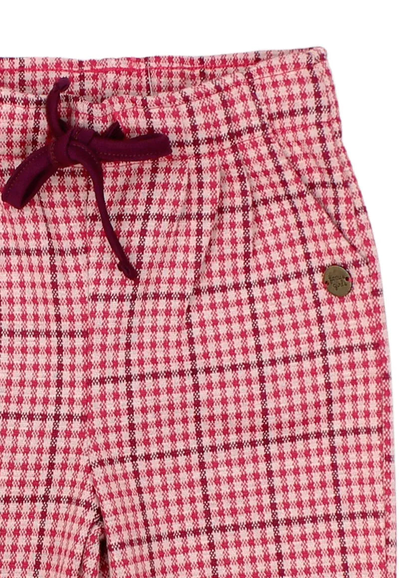 Pantalón de Bebé Niña Burdeo
