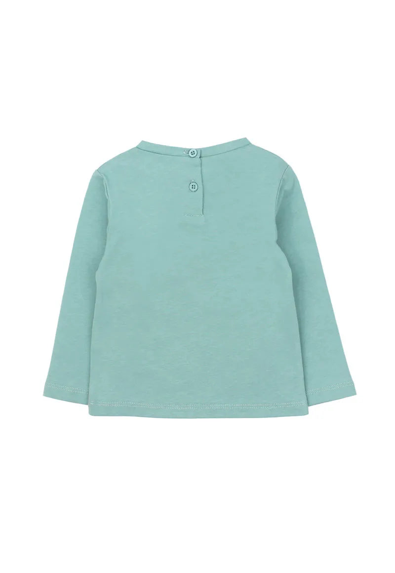 Polera de Bebé Niña Verde Mapache