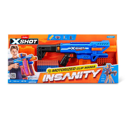 Lanzador Insanity Clip Blaster Con 72 Dardos X-Shot