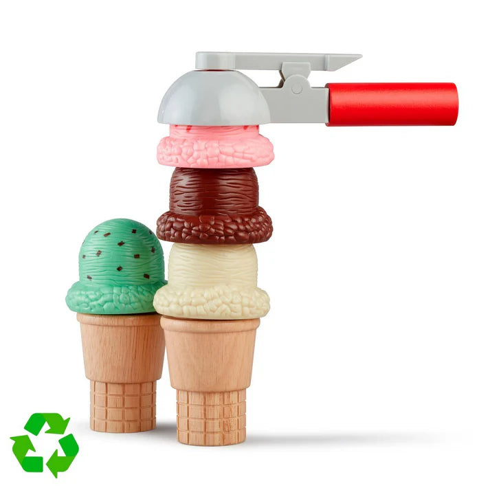 Juego De Helado De Madera Melissa & Doug