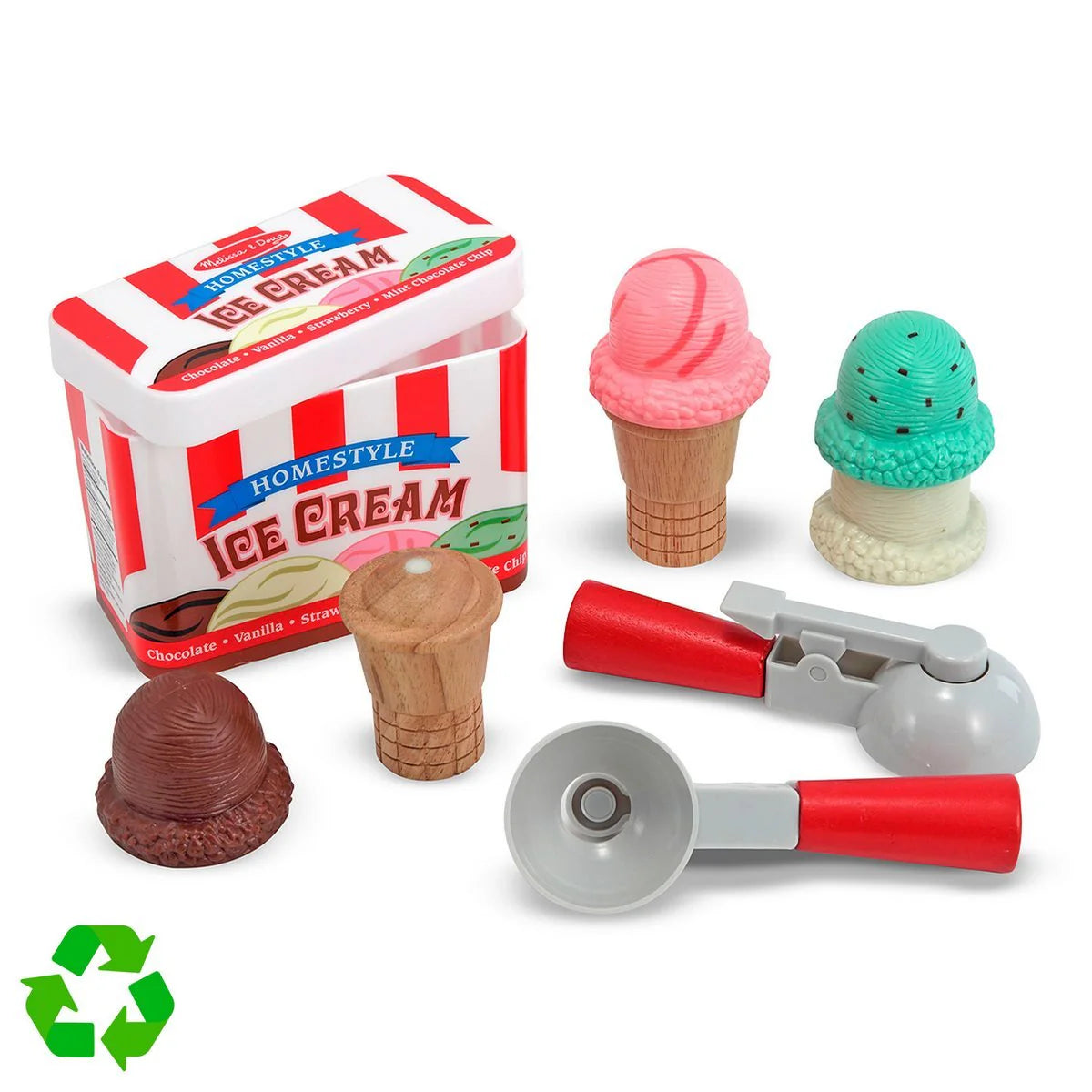 Juego De Helado De Madera Melissa & Doug