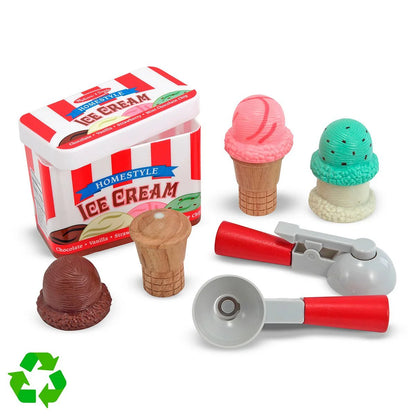 Juego De Helado De Madera Melissa & Doug