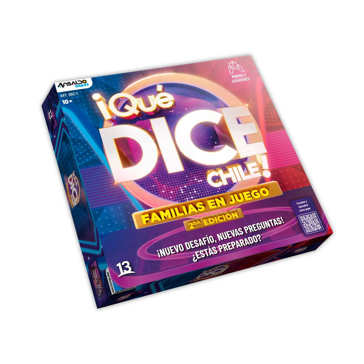 Juego De Mesa Qué Dice Chile "Familias En Juego"