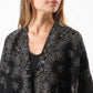Poncho Mujer Paisely Negro