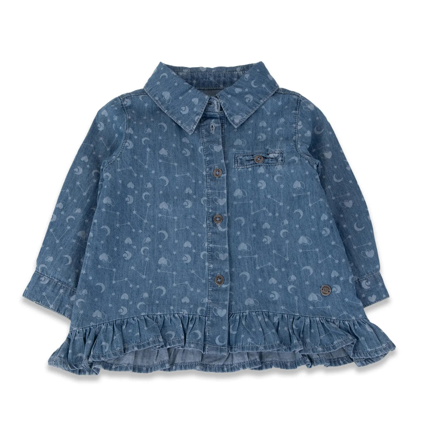 Blusa Bebé Niña Denim