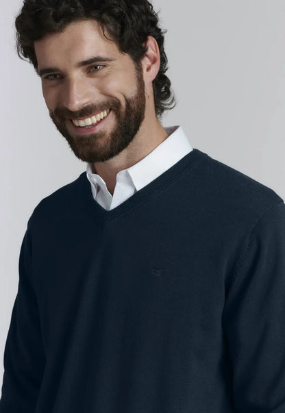 sweater-hombre-v-neck-solido-f-smart-casual-navy