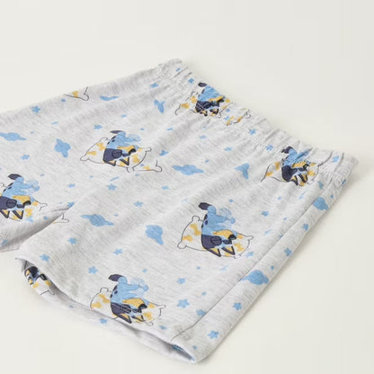 pijama-niño-corto-bluey-dormido-azul