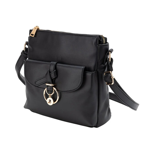 Cartera Mujer Bandolera Para Mujer Mantua Negra