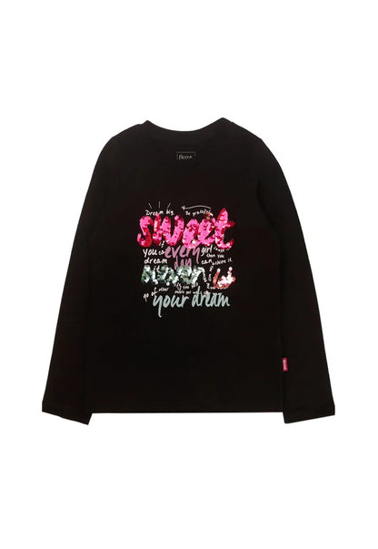 Polera Niña Negro