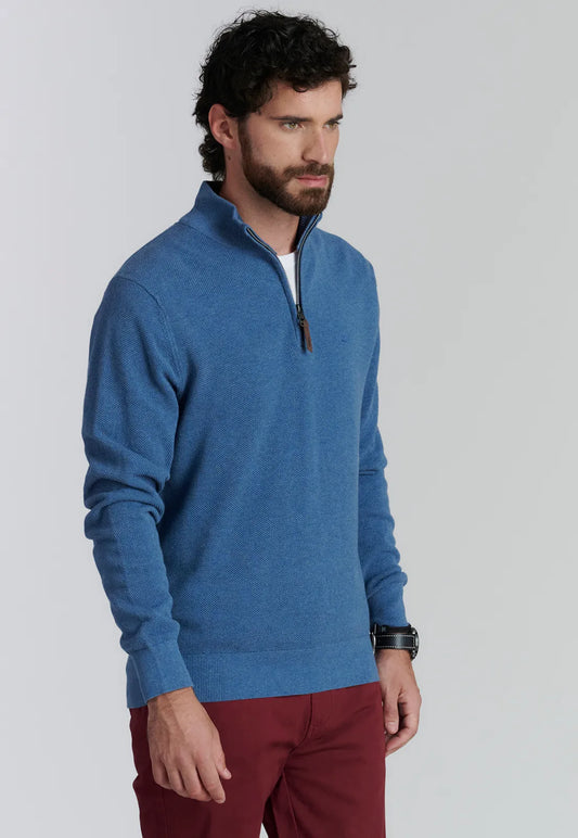 Sweater Hombre Baytown F Business Lt Blue
