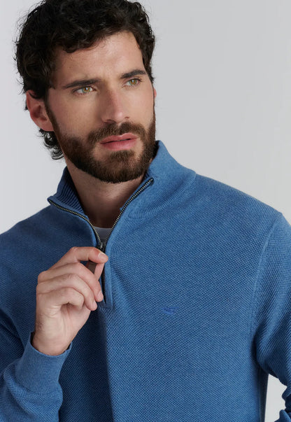 Sweater Hombre Baytown F Business Lt Blue
