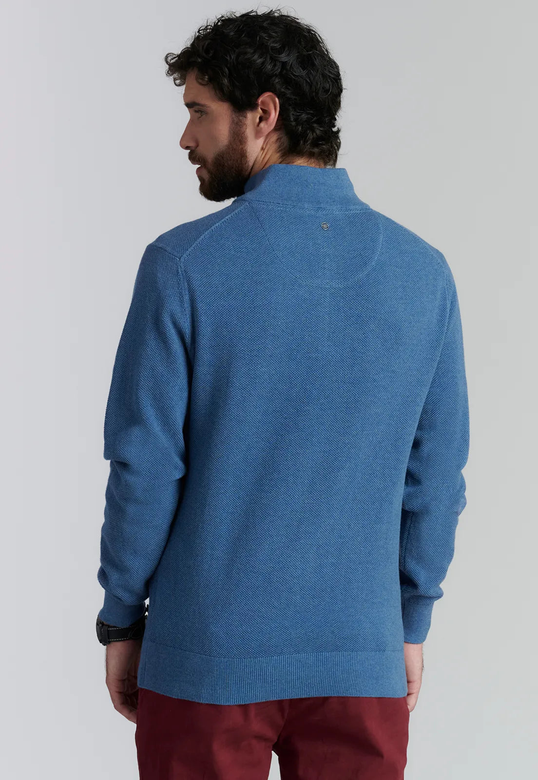 Sweater Hombre Baytown F Business Lt Blue
