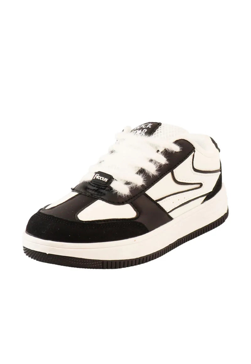 Zapatilla Niña Negro Peludito