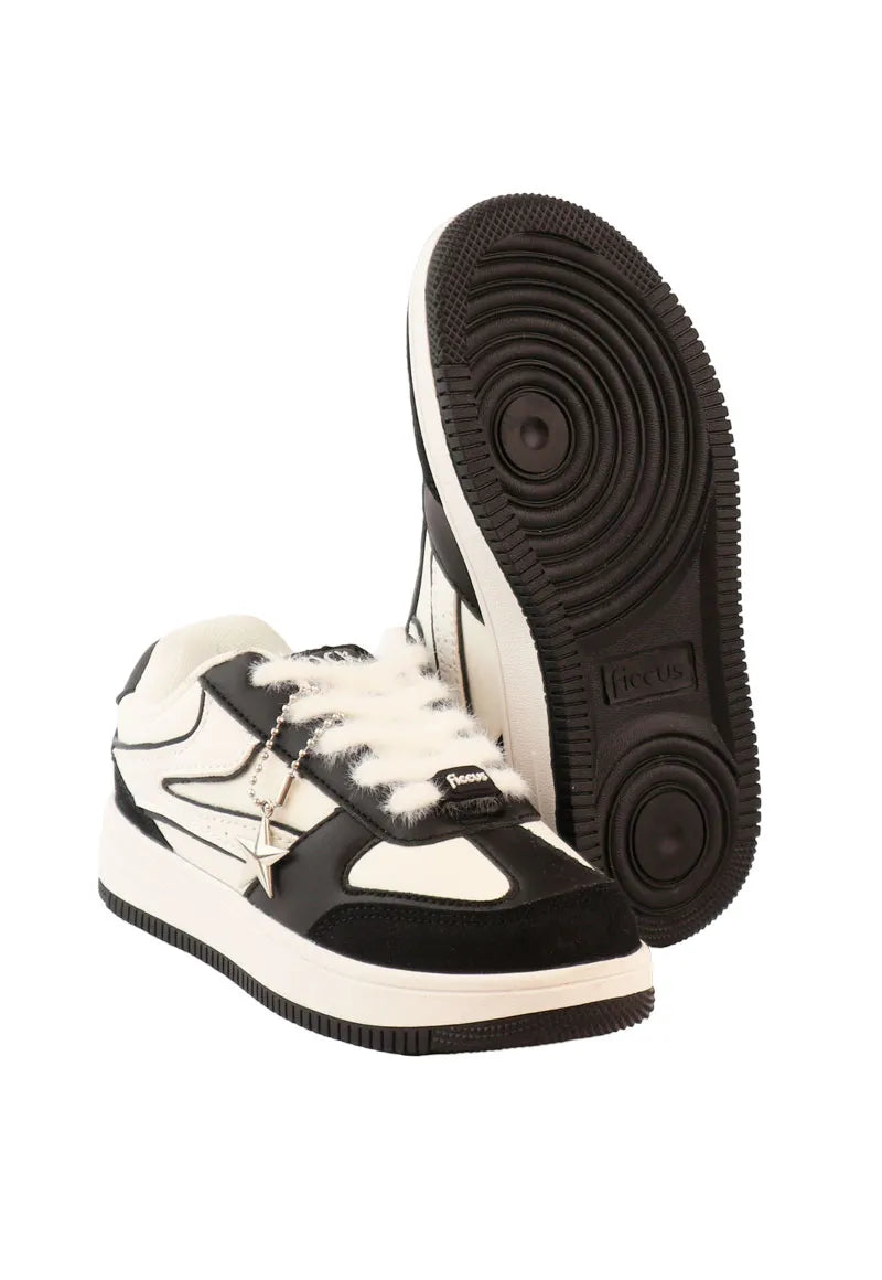 Zapatilla Niña Negro Peludito