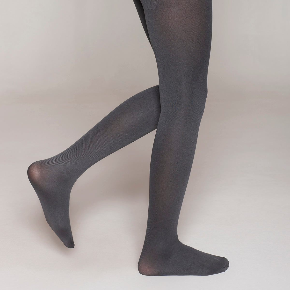Ballerina Niña Escolar Elasticada Gris