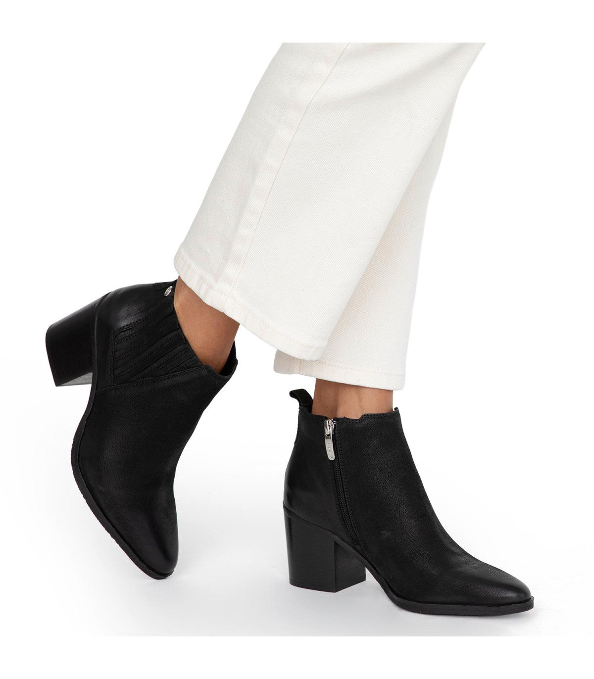 Bootie Mujer Bruna Negro