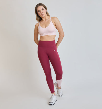Calza Mujer Deportiva Solange 2 Burdeo