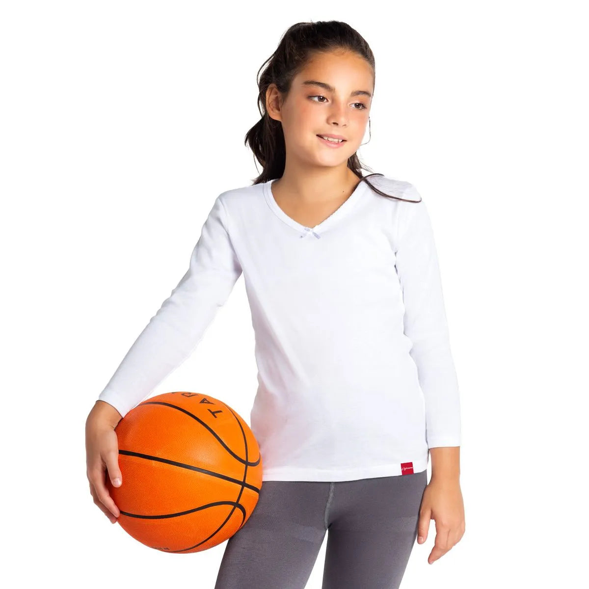 Camiseta Niña Manga Larga Pack 2 4523Blanco