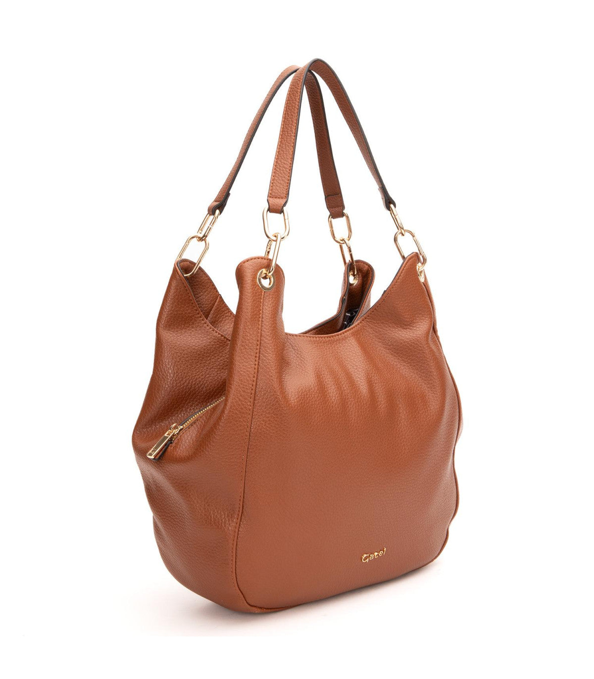 Cartera Mujer Dos Asas CAR3467 Grande Tostado