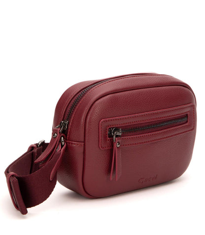 Cartera Mujer Bandolera Pequeña Burdeo