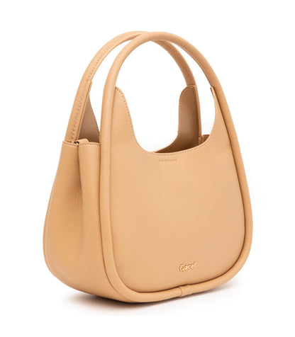 Cartera Mujer Dos Asas CAR3475 Mediana Arena