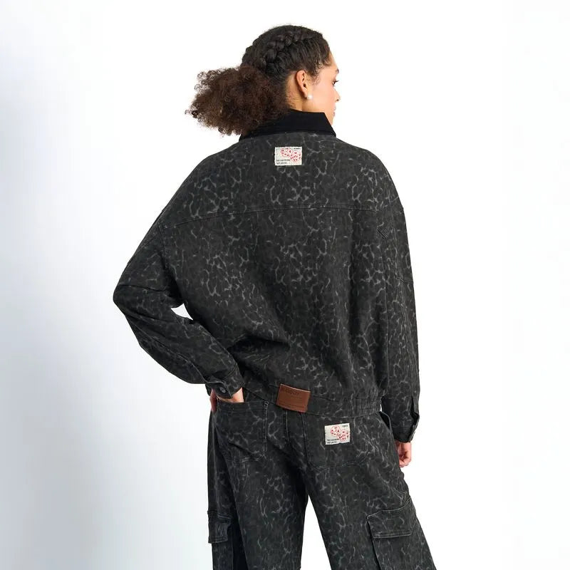 Chaqueta Mujer Animal Print Leopardo