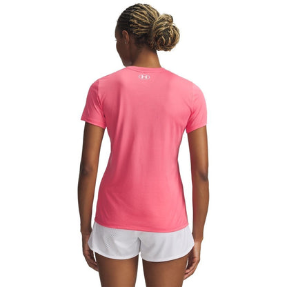 Polera Mujer Tech Script Graphic Rosado