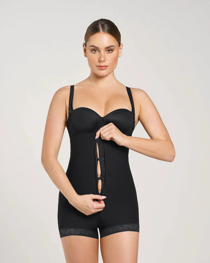 Faja Estilo Body De Control Fuerte Levanta Cola Negro