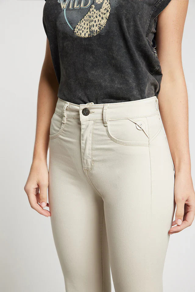 Jeans Mujer Flare 5107 Arena