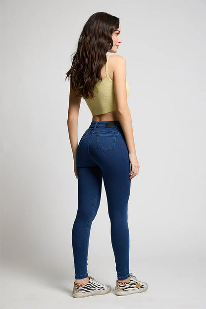 Jeans Mujer High Waist Pitillo 4325 Azul