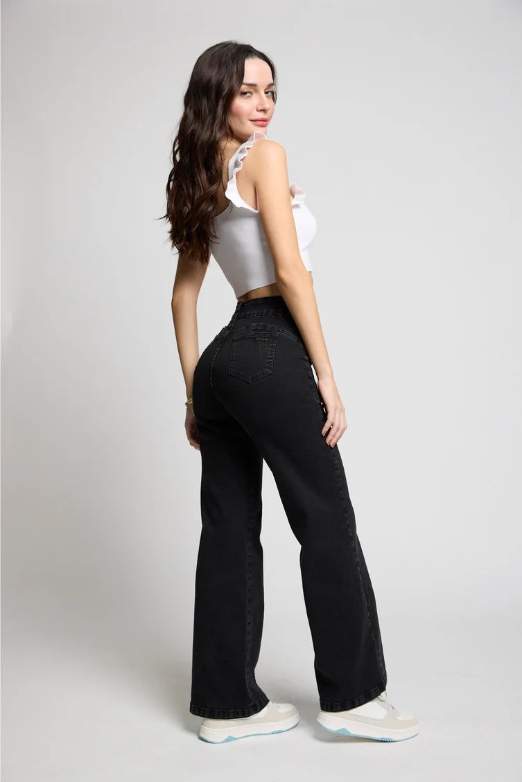 Jeans Mujer Wide Leg 5252 Negro