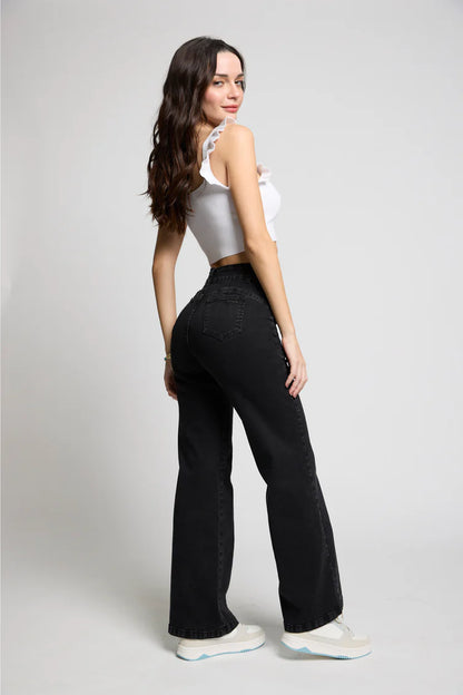 Jeans Mujer Wide Leg 5252 Negro