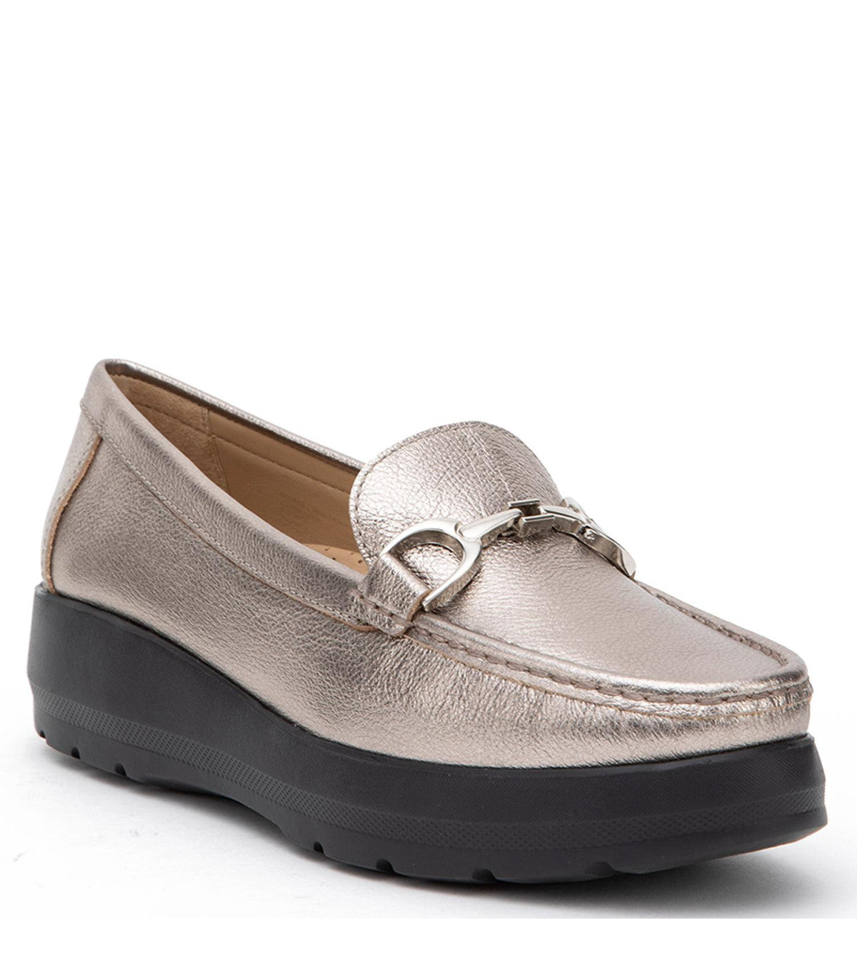 Mocasin Mujer Locanda Plateado
