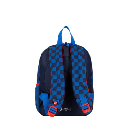 Mochila Escolar Niño Kinder Azul