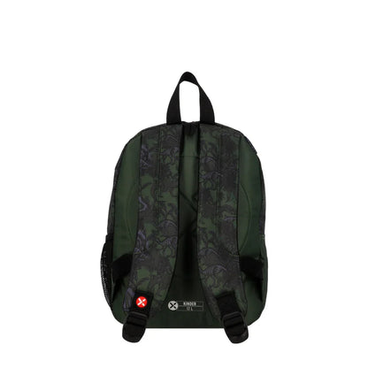 Mochila Escolar Niño Kinder Dino Olive