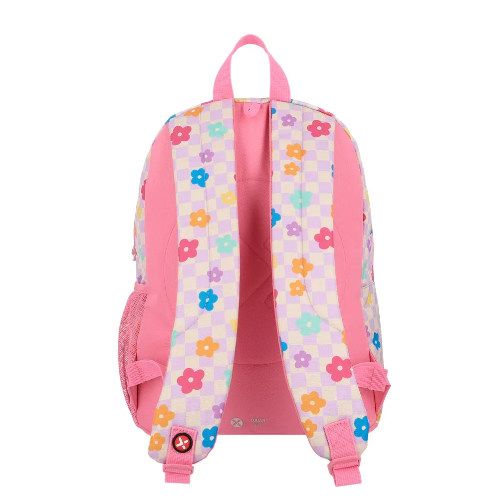 Mochila Escolar Niña Logan Rosada