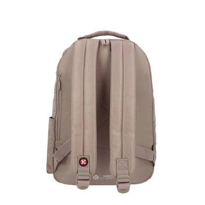 Mochila Para Notebook Mujer 15" Vermont Simply Taupe