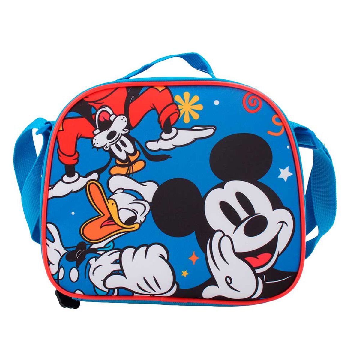 Pack Mochila Niño con Ruedas, Estuche y Lonchera Mickey