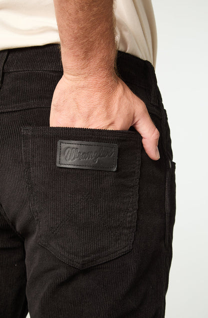 Pantalon Hombre Greensboro Cotelé Straight Negro