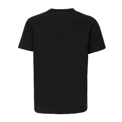 Polera Hombre Deportiva Manga Corta Tent Black
