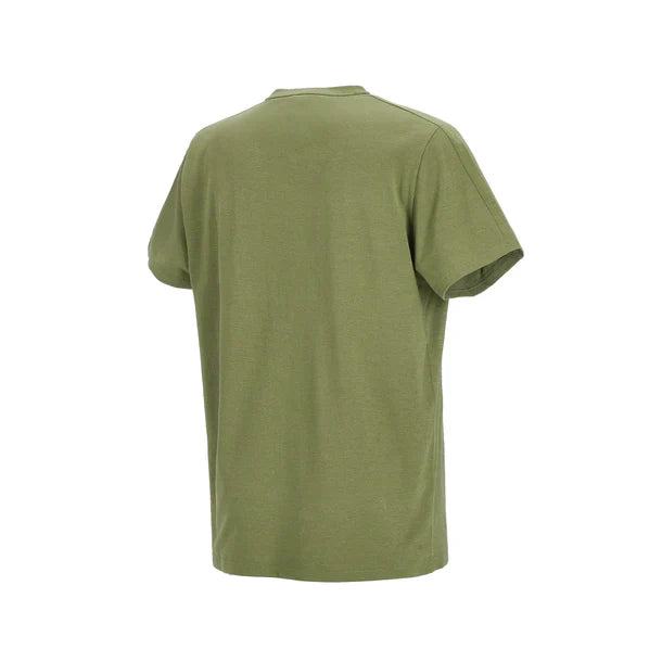 Polera Hombre Deportiva Manga Corta Tent Oliva