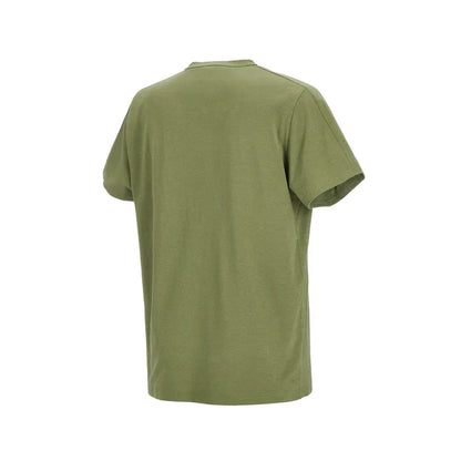 Polera Hombre Deportiva Manga Corta Tent Oliva