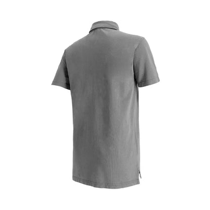 Polera Hombre de Algodon Manga Corta Acadia Gris