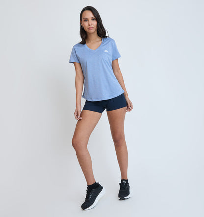 Polera Mujer Deportiva Agata Azul Piedra